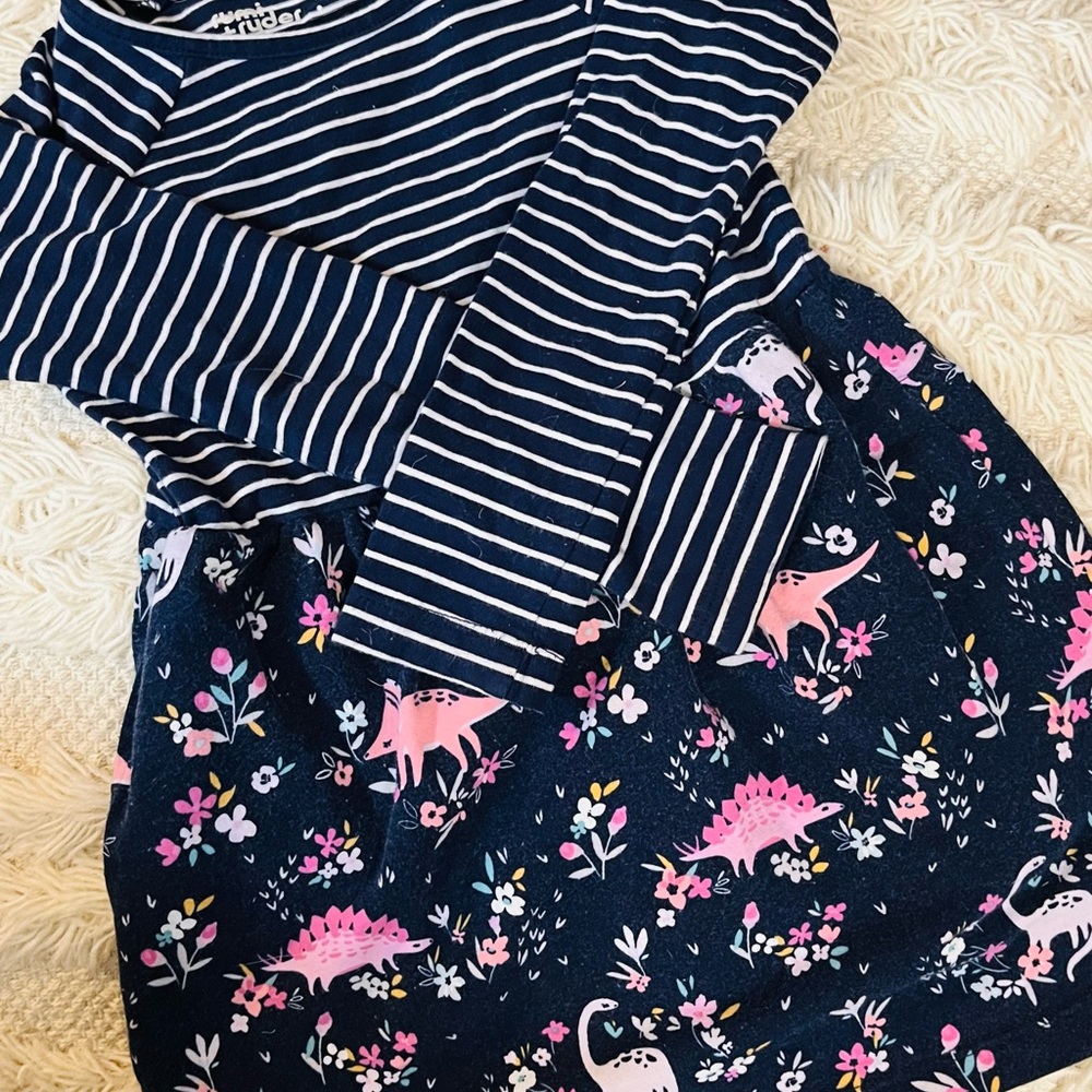 Size 3T gently used dinosaur dress